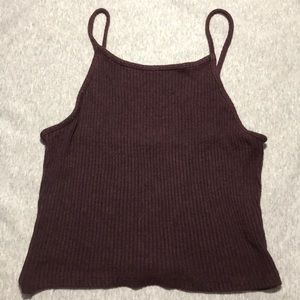 Cute brandy Melville tank top in the color maroon